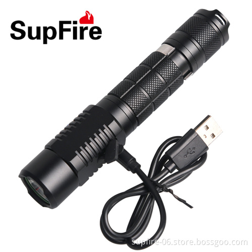 Supfire A3 light small USB rechargeable flashlight L2 - U2 ultra bright
